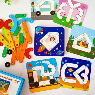 Wooden Puzzle Game Woodcutter