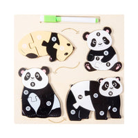 Educational Game Wooden Puzzle For Children And Board