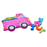 Wooden Shaped Puzzle With English Spelling Words