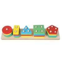 Wooden Angle Geometric Blocks