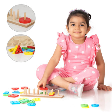 Wooden Angle Geometric Blocks