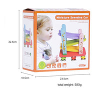 Wooden Children’s Toys Gliding Roller Coaster Miniature Speeding Car Educational Toy For Kids