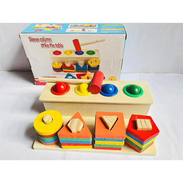 Strike Table Training Sleeve Column Other Educational Toys Wooden