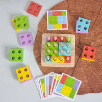 Wooden Logic Square Assembling Toy