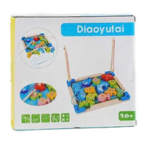 Wooden Toys 2 In1 Magnetic Fishing Game With Lacing