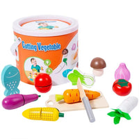 Vegetables Toys Kitchen Set Kid Simulation Kitchen Wooden Toy