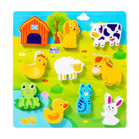 Wooden Puzzle With Velcro