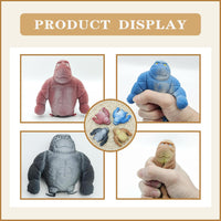 Funny Gray Rubber Monkey Toy