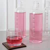Transparent With Time Scale Water Bottle Creative Plastic Drink Cup 750ml / 22FK221 / 110018