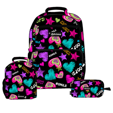 (NET) Prime Backpack Set Of 3 Pcs / P25-10