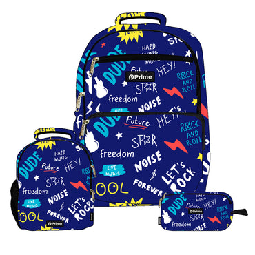 (NET) Prime Backpack Set Of 3 Pcs / P25-18