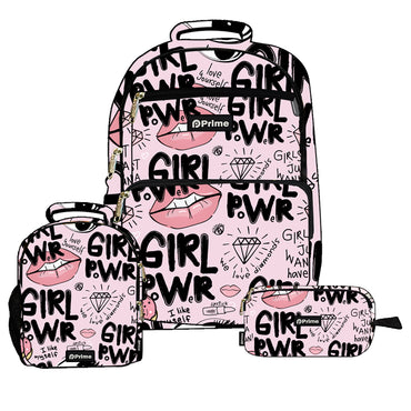 (NET) Prime Backpack Set Of 3 Pcs / P25-11