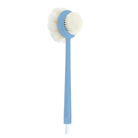 2 In 1 Double-Sided Bath Brush  Shower Body Brush with Bristles and Loofah