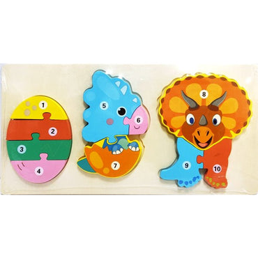 Baby Toy Wooden 3D Puzzle Toys Life Cycle Cartoon Puzzle