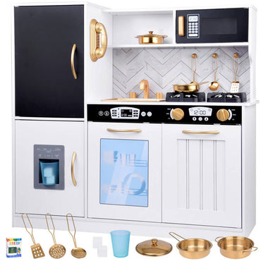 (Net)Wooden Play Kitchen for Kids