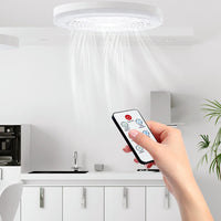 (NET) Ceiling Fan with Lights E27 Lampstand 30W Remote Control