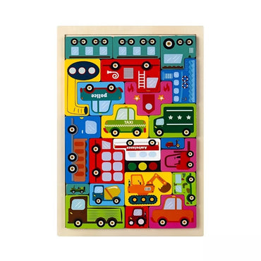 Wooden Jisgaw Puzzles Set