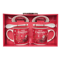 (Net) Christmas Mug Gift Set Of 2 pcs