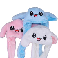 Moving Bunny Ears Rabbit Hat
