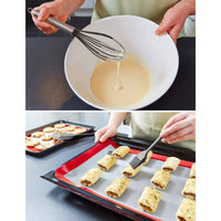 International Premium Silicone Kitchen Utensils Set (5 pcs) in Hygienic Solid Coating Include Silicone Spatula Set, Turner, Brush, Whisk