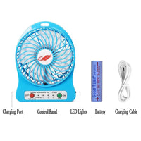(Net) Rechargeable Mini Portable USB Cooling Fan / KQ320 / 6902