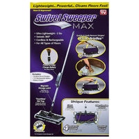 (Net) Swivel Sweeper - Lightweight, Powerful, and Cordless Floor Cleaner