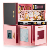 Wooden Play Kitchen for Kids