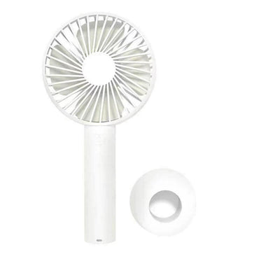Mini Portable USB Hand Fan Built-in Rechargeable Battery Operated Summer Cooling Table Fan with Standing Holder
