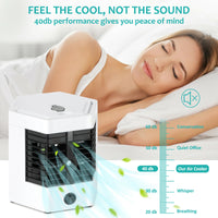 Portable Mini Air Conditioner Cool Cooling Bedroom USB Fan