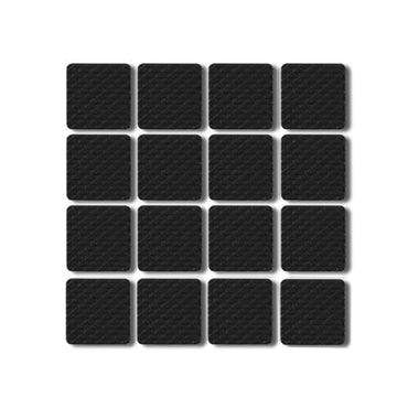 (net) SquareTable Foot Pad Black Set Of 30 pcs