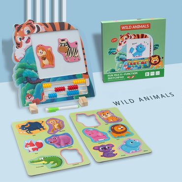 Wooden Fun Multi-Function Sketch Pad: The Ultimate Learning Adventure