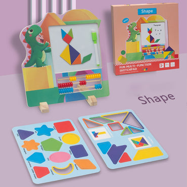 Wooden Fun Multi-Function Sketch Pad: The Ultimate Learning Adventure