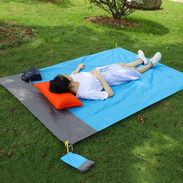 Pocket Picnic Waterproof Beach Mat Sand Free Blanket Camping Outdoor 200 x 140 cm