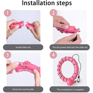 Hula Hoop Foldable Massage