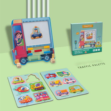 Wooden Fun Multi-Function Sketch Pad: The Ultimate Learning Adventure