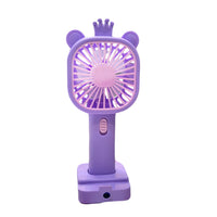 Mini Portable USB Hand Fan Built-In Rechargable Battery