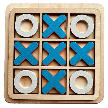 Wooden Tic Tac Toe Puzzle