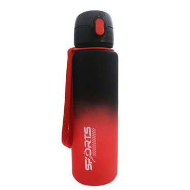 (NET) Plastic Water Bottle With Straw 600 ML
