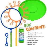 Giant Bubble Wand Set for Kids and Adults