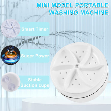 (Net) Newtic Ultrasonic Mini Washing Machine / KQ384
