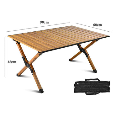 (NET) Rectangle Table Cross Wood 90cm