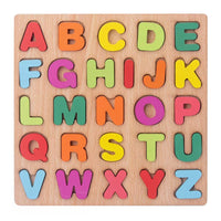 Vibrantly Colored Wooden Puzzle Set