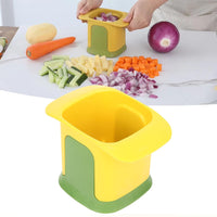 Vegetable Chopper Veggie Chopper Effort Saving Hand Pressure Multi Function