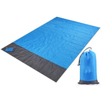 Pocket Picnic Waterproof Beach Mat Sand Free Blanket Camping Outdoor 200 x 140 cm