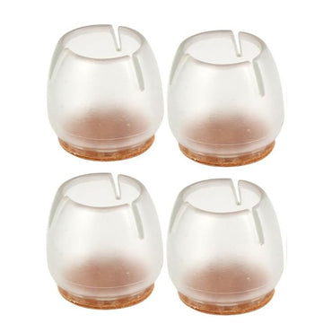 Round Chair Table Leg Cover Camel Set Of 4 pcs