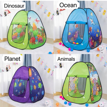 (NET) Play Tent Kids Foldable Tent