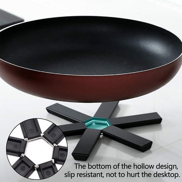 Heat Resistant Insulation Pad,Folding Heat Insulation Pad Trivets Non-Slip Potholders Coaster Phone Rack Pan Holder