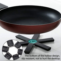 Heat Resistant Insulation Pad,Folding Heat Insulation Pad Trivets Non-Slip Potholders Coaster Phone Rack Pan Holder