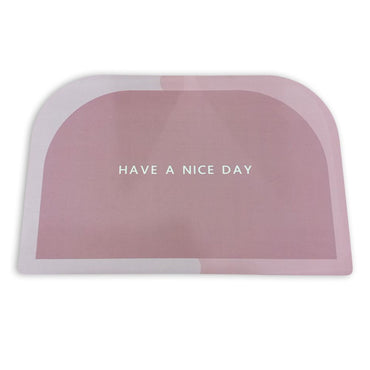 D Shaped Absorbent Mat