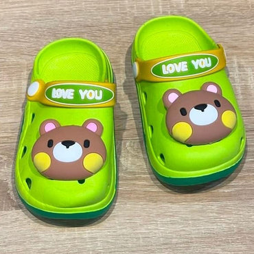 Yellow Bee Cute Bear Clogs for Boys 18-23